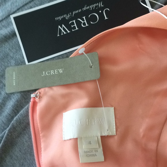 J Crew apricot Kami classic faille Dress - Picture 5 of 7